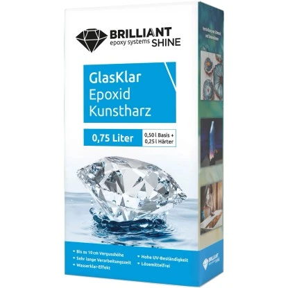 Brilliant Shine Kunstharz A+B 0,75 L Transparent 4 Brilliant Shine Kunstharz A+B 0,75 L Transparent – Bild 4