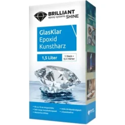 Brilliant Shine Kunstharz A+B 1,5 L Transparent 19 Brilliant Shine Kunstharz A+B 1,5 L Transparent -Wenko Astra Geschaft 4031396140939 2742 VP 01