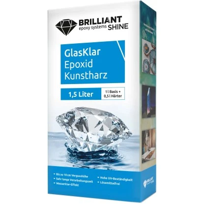 Brilliant Shine Kunstharz A+B 1,5 L Transparent 4 Brilliant Shine Kunstharz A+B 1,5 L Transparent – Bild 4