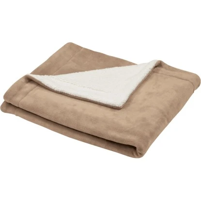 Fleecedecke Sherpa 130 Cm X 150 Cm Beige 1 Fleecedecke Sherpa 130 Cm X 150 Cm Beige
