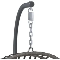 Hängesessel Leyburn Aus Polyrattan Grau-Taupe -Wenko Astra Geschaft 4048126606412 CU01 050820