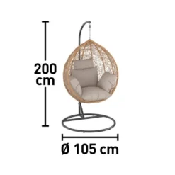 Hängesessel Shorea Nature -Wenko Astra Geschaft 4048126622412 70