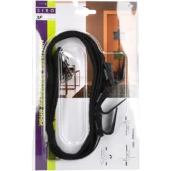 Siro Türgarderobe H206 Haken Textilband Schwarz Länge 2080 Mm Höhenverstellbar 5 Siro Türgarderobe H206 Haken Textilband Schwarz Länge 2080 Mm Höhenverstellbar -Wenko Astra Geschaft 409651 3567 3