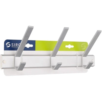 Siro Hakenleiste 1673 Aluminium Länge 330 Mm 3 Siro Hakenleiste 1673 Aluminium Länge 330 Mm – Bild 3