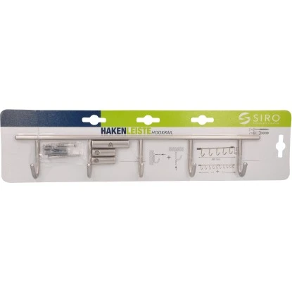 Siro Hakenleiste 2323 Chrom Glänzend Länge 360 Mm Verlängerbar 1 Siro Hakenleiste 2323 Chrom Glänzend Länge 360 Mm Verlängerbar