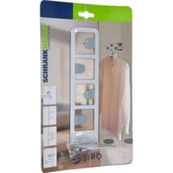 Siro Schrankhaken 2363 Metall Aluminiumfarben Länge 192 Mm -Wenko Astra Geschaft 410062 3567 3