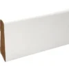 Sockelleiste Modern 60 Weiß 58 Mm X 16 Mm Länge 2400 Mm