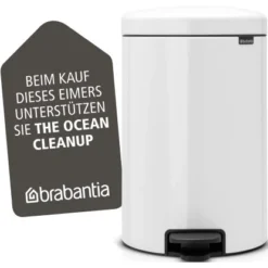 Brabantia Treteimer NewIcon 20 L White