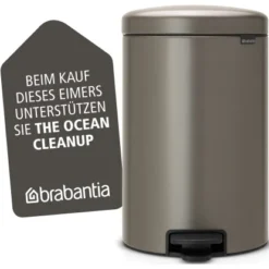 Brabantia Treteimer NewIcon 20 L Platinum