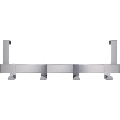 Siro Türgarderobe 1443 Metall Chrom Glänzend Länge 404 Mm 4 Haken 3 Siro Türgarderobe 1443 Metall Chrom Glänzend Länge 404 Mm 4 Haken – Bild 3