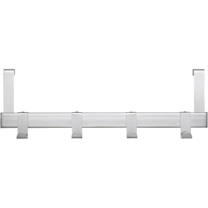 Siro Türgarderobe 1443 Metall Chrom Glänzend Länge 404 Mm 4 Haken 2 Siro Türgarderobe 1443 Metall Chrom Glänzend Länge 404 Mm 4 Haken – Bild 2