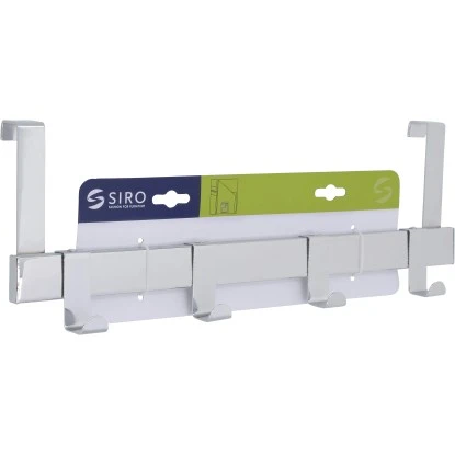 Siro Türgarderobe 1443 Metall Chrom Glänzend Länge 404 Mm 4 Haken 6 Siro Türgarderobe 1443 Metall Chrom Glänzend Länge 404 Mm 4 Haken – Bild 6