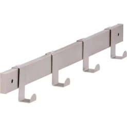 Siro Hakenleiste 1444 Metall Nickel Matt Länge 404 Mm 4 Haken