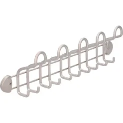 Siro Hakenleiste 1464 Metall Nickel Matt Länge 562 Mm 10 Haken -Wenko Astra Geschaft 423497 3567 3