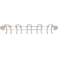 Siro Hakenleiste 1464 Metall Nickel Matt Länge 562 Mm 10 Haken -Wenko Astra Geschaft 423497 3567 4