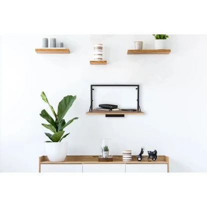 Mirrors & More Metall-Wandregal Becky Mit LED-Stripe 9 W 30 X 50 X 30 Cm 9 Mirrors & More Metall-Wandregal Becky Mit LED-Stripe 9 W 30 X 50 X 30 Cm – Bild 9