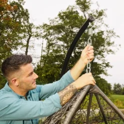 Home Deluxe Hängesessel Cielo Polyrattan Grau 21 Home Deluxe Hängesessel Cielo Polyrattan Grau -Wenko Astra Geschaft 4260255533210 11007200 10