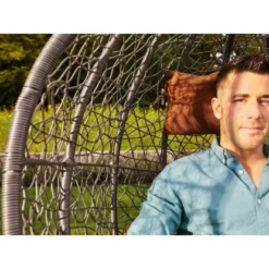 Home Deluxe Hängesessel Cielo Polyrattan Grau 27 Home Deluxe Hängesessel Cielo Polyrattan Grau -Wenko Astra Geschaft 4260255533210 11007200 11