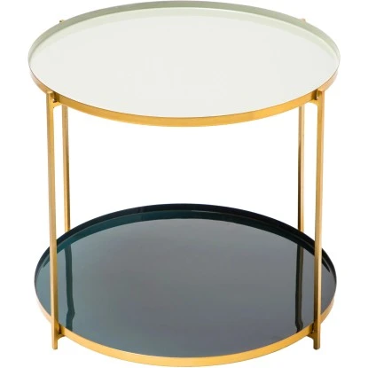 Kayoom Beistelltisch Tessa Grün-Gold 48 Cm X 57 Cm 1 Kayoom Beistelltisch Tessa Grün-Gold 48 Cm X 57 Cm