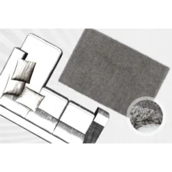 Teppich Base 270 Silber 80 Cm X 150 Cm -Wenko Astra Geschaft 42 teppich base270 silber3