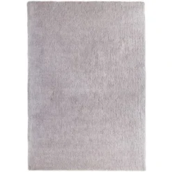 Hochflor Teppich San Remo Silber 140 Cm X 200 Cm