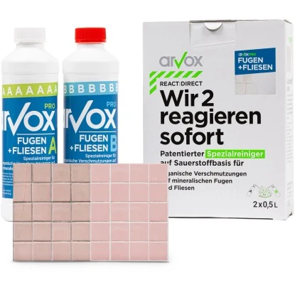 Arvox Pro Reiniger Fugen + Fliesen 1 L 3 Arvox Pro Reiniger Fugen + Fliesen 1 L – Bild 3