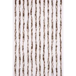 Dekorationsvorhang Ceylon Braun-Beige 200 Cm X 90 Cm X 1 Cm -Wenko Astra Geschaft 456814 4165 ceylon detail