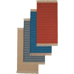 Webteppich Color Streifenberber Farblich Sortiert 130 Cm X 200 Cm