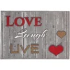 ASTRA-Kollektion Sauberlaufmatte Casadoor Love Laugh 50 Cm X 70 Cm