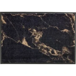 Schöner Wohnen Sauberlaufmatte Miami 50 Cm X 70 CmMarmor Anthrazit-Taupe