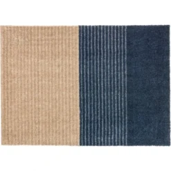 Schöner Wohnen Sauberlaufmatte Manhattan 50 Cm X 70 Cm Streifen Dunkelblau