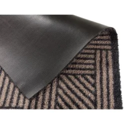 Schöner Wohnen Sauberlaufmatte Manhattan 50x70 Cm Streifengitter Beige-Anthrazit -Wenko Astra Geschaft 49016 3662 1689040004006 3