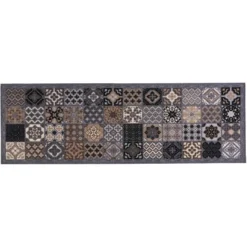 Küchenläufer Patchwork Tiles Grey 50 Cm X 150 Cm