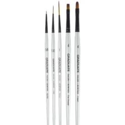 Daler-Rowney Graduate Multitechnik-Pinsel Synthetik 5er-Set