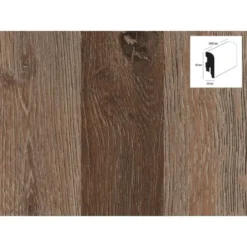 Sockelleiste Eiche 60 Mm X 20 Mm Länge 2600 Mm -Wenko Astra Geschaft 5146063 picture 2