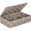 Wenko Badorganizer Adria Mit Deckel Klein Taupe