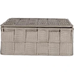 Wenko Badorganizer Adria Mit Deckel Klein Taupe -Wenko Astra Geschaft 54014 sb freisteller de 05