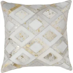 Kissen Masque 310 Elfenbein-Gold 45 Cm X 45 Cm