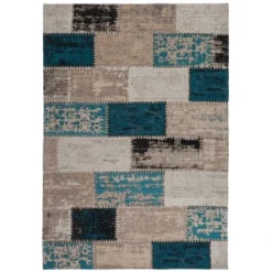 Teppich Guadeloupe 980 Türkis-Multicolor 120 Cm X 170 Cm