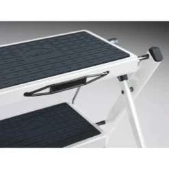 Hailo Klapptritt Mini Weiß-Anthrazit -Wenko Astra Geschaft 547 Hailo MiniKlapptritt 3