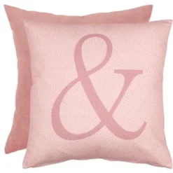 Kissen Handlett Rosa Bedruckt 45 Cm X 45 Cm