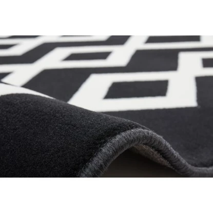 Teppich Retro 610 Schwarz-Elfenbein 120 Cm X 170 Cm 3 Teppich Retro 610 Schwarz-Elfenbein 120 Cm X 170 Cm – Bild 3