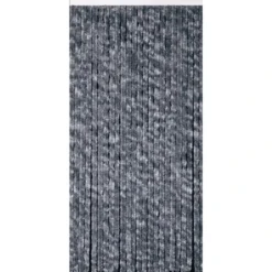 Türvorhang Flauschi Silber-Grau 100 Cm X 200 Cm