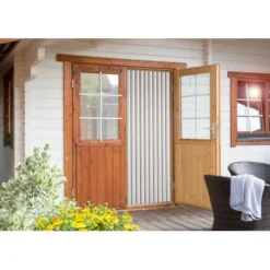 Streifenvorhang Grau-Weiß 90 Cm X 200 Cm 6 Streifenvorhang Grau-Weiß 90 Cm X 200 Cm -Wenko Astra Geschaft 563112 361053Ambiente