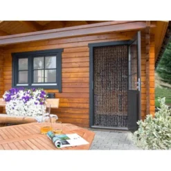 Dekorationsvorhang Ceylon Braun-Beige 200 Cm X 90 Cm X 1 Cm -Wenko Astra Geschaft 56814 4165 ceylon ambiente