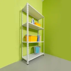 Metall-Schraubregal Pulverbeschichtet 150 Cm X 75 Cm X 30 Cm -Wenko Astra Geschaft 574810 A 01