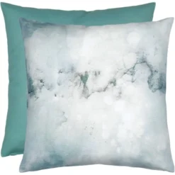 Kissen Moon Blau-Grün 45 Cm X 45 Cm