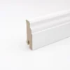 Sockelleiste White&Black Stil Weiß 60 Mm X 18 Mm Länge 2400 Mm