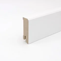 Sockelleiste White&Black Cubica Weißglanz 60 Mm X 18 Mm Länge 2400 Mm