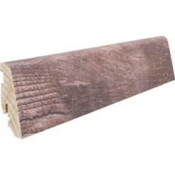 Sockelleiste Eiche Monza Geräuchert-Antikeiche 58 Mm X 19 Mm X Länge 2200 Mm